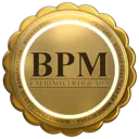 Insignia de referencia BPM — Buenas Prácticas de Manufactura